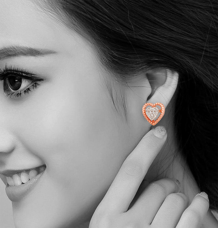 The Engrossed Heart Earring